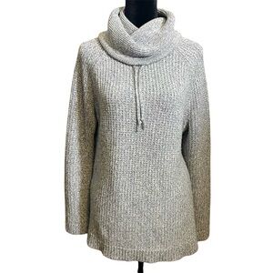 Athleta cowl neck merino wool blend sweater